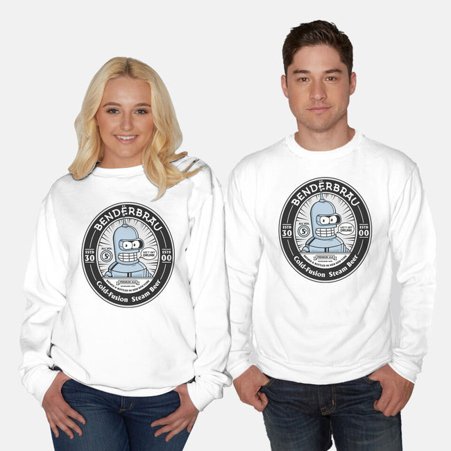 Bender Beer-Unisex-Crew Neck-Sweatshirt-Bear Noise