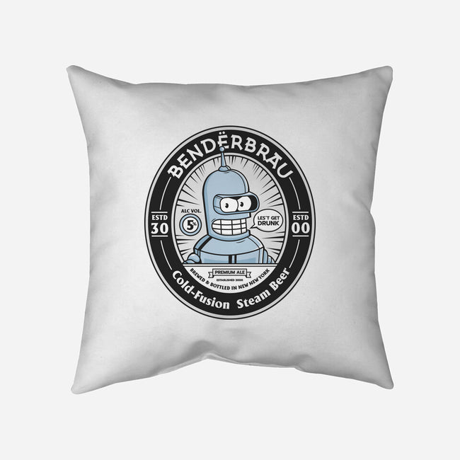 Bender Beer-None-Non-Removable Cover w Insert-Throw Pillow-Bear Noise