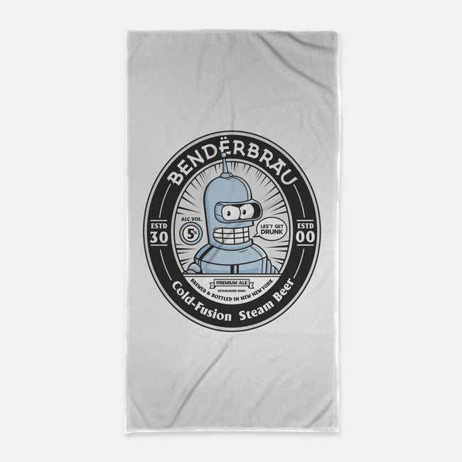 Bender Beer-None-Beach-Towel-Bear Noise