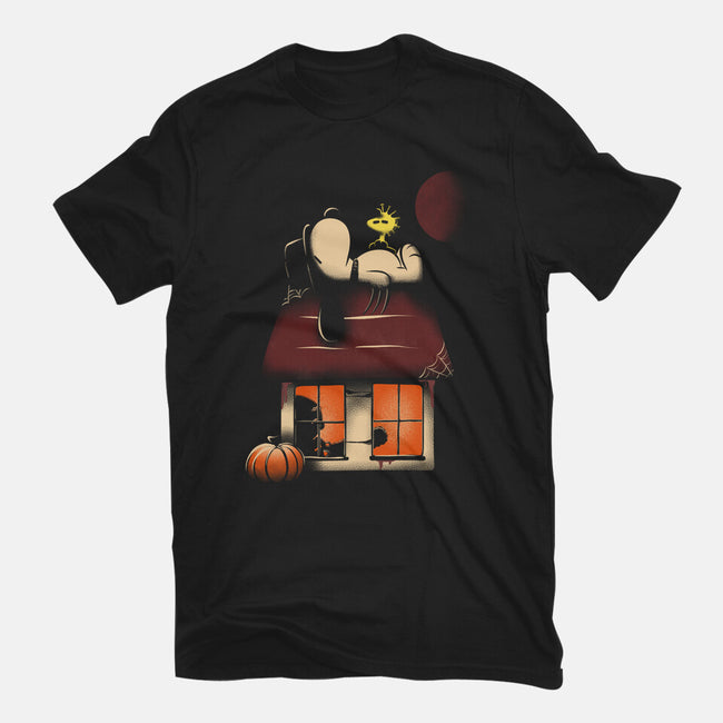 House Of Horrors-Unisex-Basic-Tee-OnlyColorsDesigns