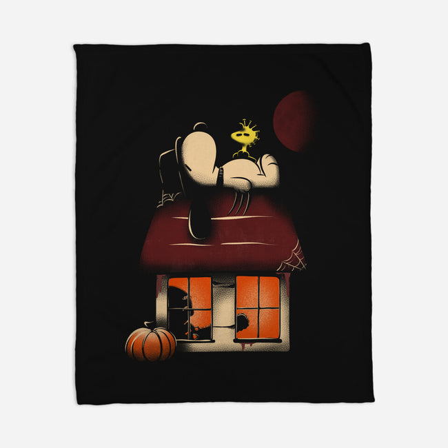 House Of Horrors-None-Fleece-Blanket-OnlyColorsDesigns