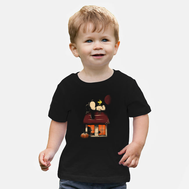 House Of Horrors-Baby-Basic-Tee-OnlyColorsDesigns