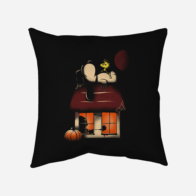 House Of Horrors-None-Removable Cover w Insert-Throw Pillow-OnlyColorsDesigns