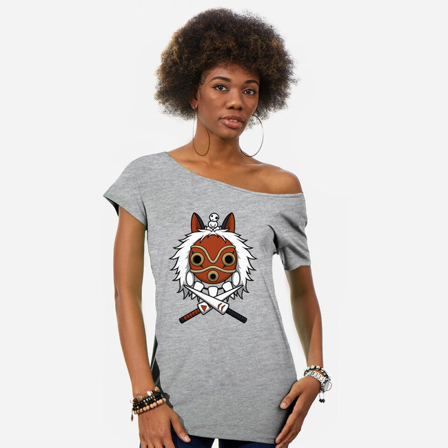 Forest Protector-Womens-Off Shoulder-Tee-pigboom