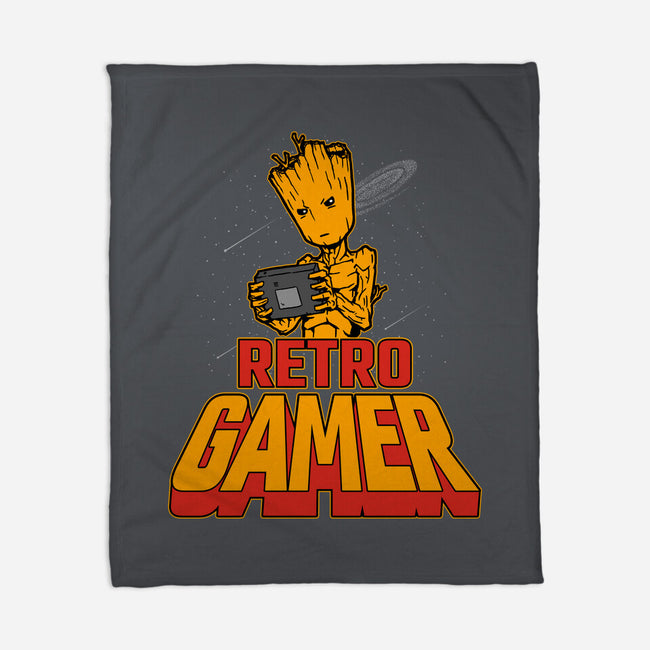 Retro Gamer Guardian-None-Fleece-Blanket-pigboom