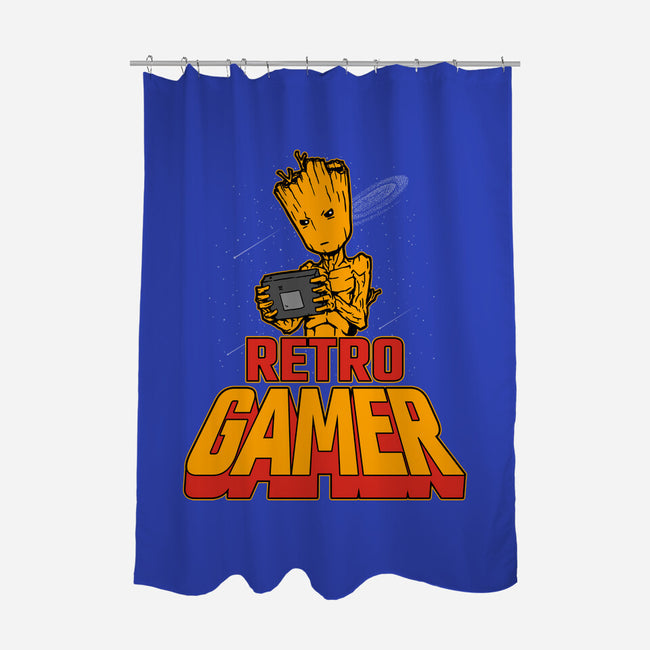 Retro Gamer Guardian-None-Polyester-Shower Curtain-pigboom