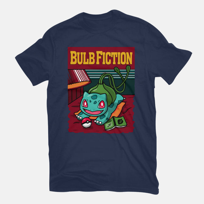 Bulb Fiction-Womens-Fitted-Tee-Raffiti