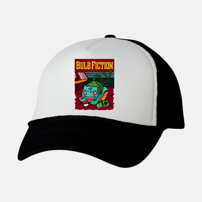 Bulb Fiction-Unisex-Trucker-Hat-Raffiti