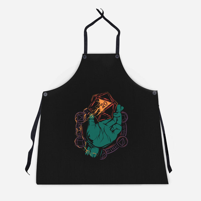 Magic Dice-Unisex-Kitchen-Apron-marsdkart