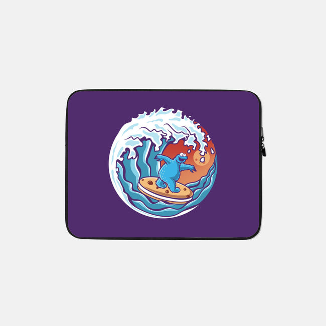 Cookie Surfing-None-Zippered-Laptop Sleeve-erion_designs