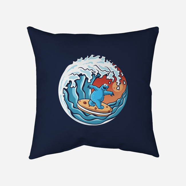 Cookie Surfing-None-Removable Cover-Throw Pillow-erion_designs