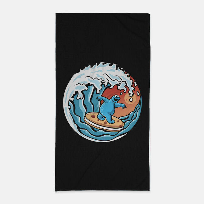 Cookie Surfing-None-Beach-Towel-erion_designs