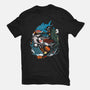 Halloween Sharks-Mens-Basic-Tee-Vallina84