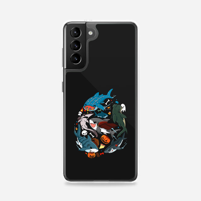 Halloween Sharks-Samsung-Snap-Phone Case-Vallina84