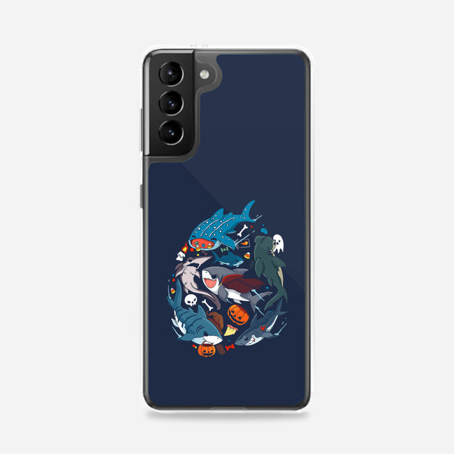 Halloween Sharks-Samsung-Snap-Phone Case-Vallina84
