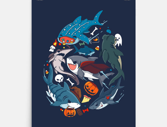 Halloween Sharks