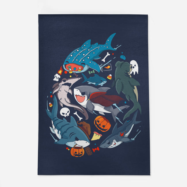 Halloween Sharks-None-Indoor-Rug-Vallina84