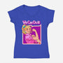 Barbie Can Do It-Womens-V-Neck-Tee-hugohugo