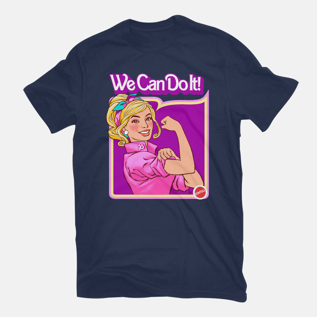 Barbie Can Do It-Mens-Heavyweight-Tee-hugohugo