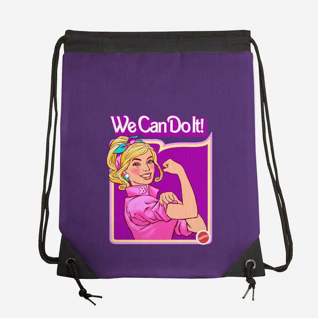 Barbie Can Do It-None-Drawstring-Bag-hugohugo