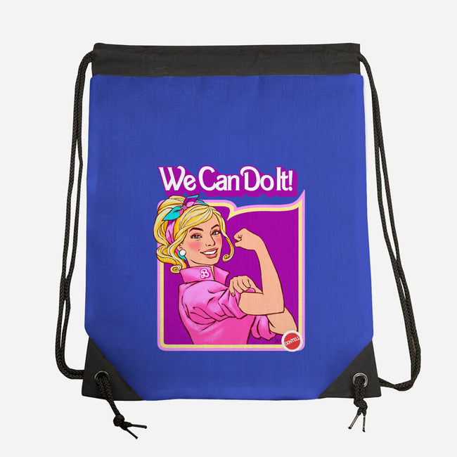 Barbie Can Do It-None-Drawstring-Bag-hugohugo