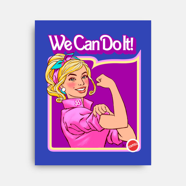 Barbie Can Do It-None-Stretched-Canvas-hugohugo