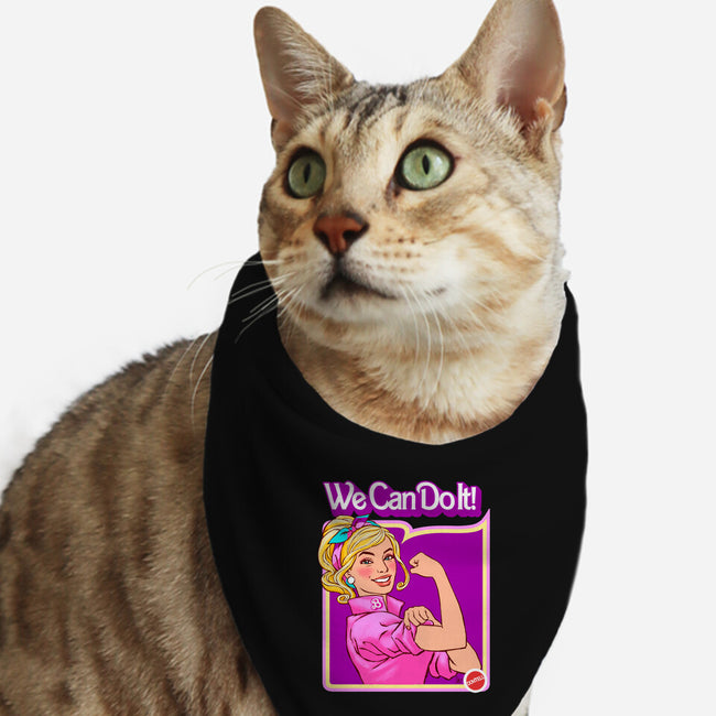 Barbie Can Do It-Cat-Bandana-Pet Collar-hugohugo