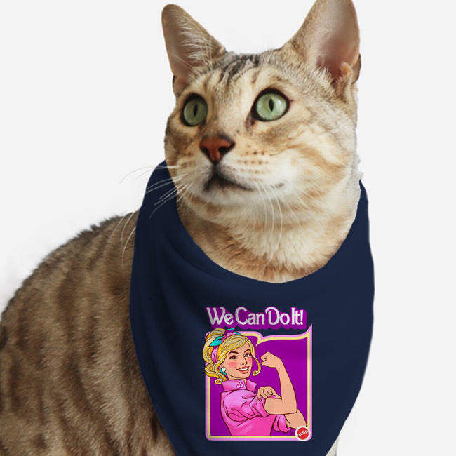 Barbie Can Do It-Cat-Bandana-Pet Collar-hugohugo