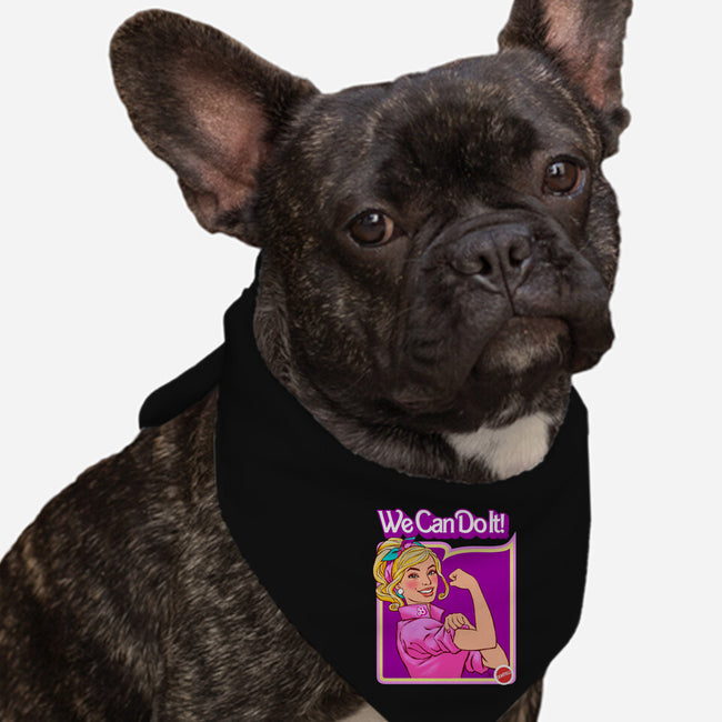 Barbie Can Do It-Dog-Bandana-Pet Collar-hugohugo