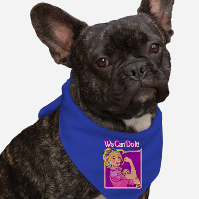 Barbie Can Do It-Dog-Bandana-Pet Collar-hugohugo