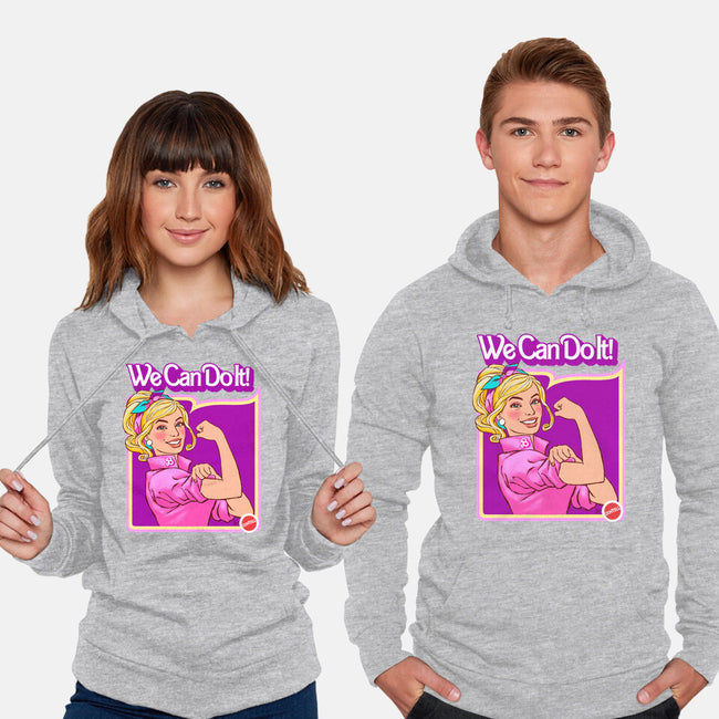 Barbie Can Do It-Unisex-Pullover-Sweatshirt-hugohugo