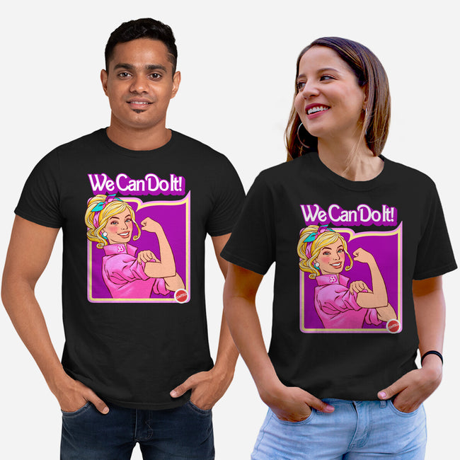 Barbie Can Do It-Unisex-Basic-Tee-hugohugo