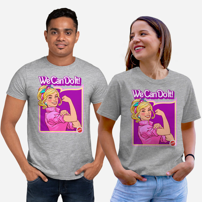 Barbie Can Do It-Unisex-Basic-Tee-hugohugo