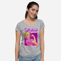 Barbie Can Do It-Womens-V-Neck-Tee-hugohugo