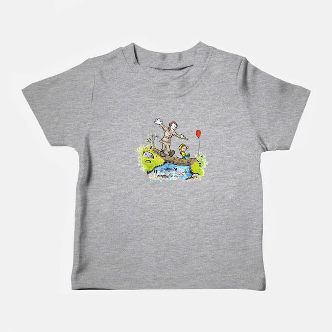 Pennywise And Georgie-Baby-Basic-Tee-matthew benkner