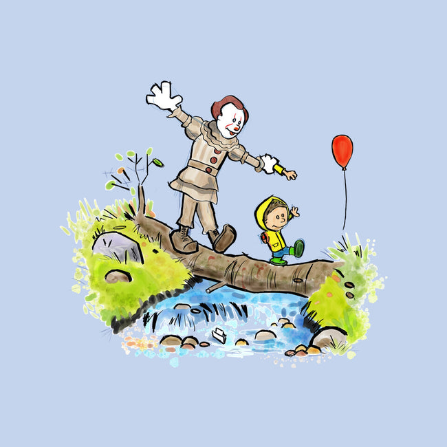Pennywise And Georgie-None-Glossy-Sticker-matthew benkner