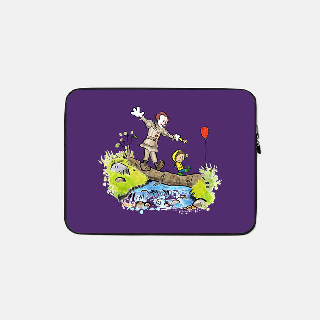 Pennywise And Georgie-None-Zippered-Laptop Sleeve-matthew benkner