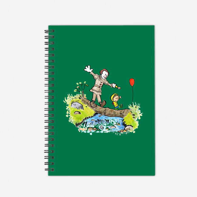 Pennywise And Georgie-None-Dot Grid-Notebook-matthew benkner