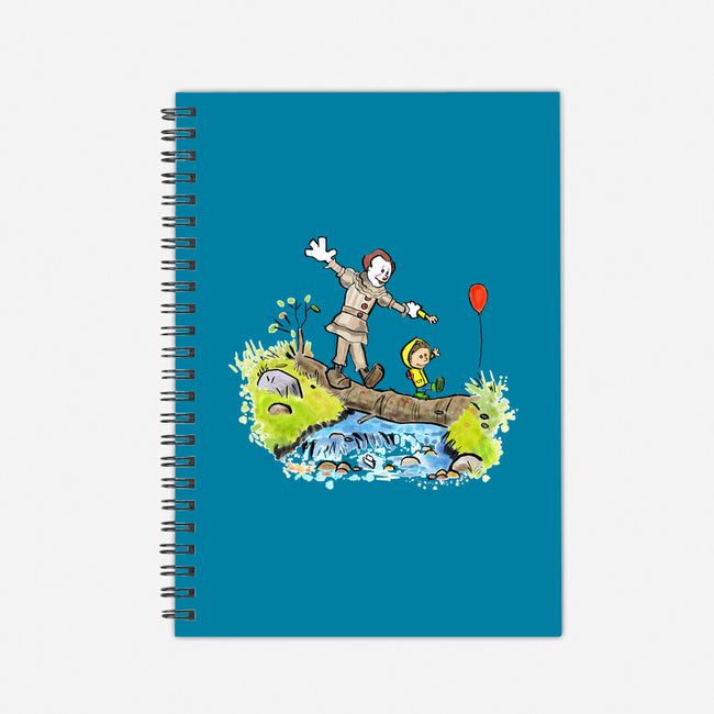 Pennywise And Georgie-None-Dot Grid-Notebook-matthew benkner