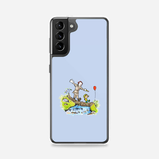 Pennywise And Georgie-Samsung-Snap-Phone Case-matthew benkner