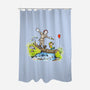 Pennywise And Georgie-None-Polyester-Shower Curtain-matthew benkner