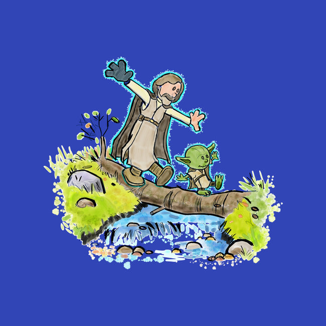 Luke And Yoda-Mens-Basic-Tee-matthew benkner