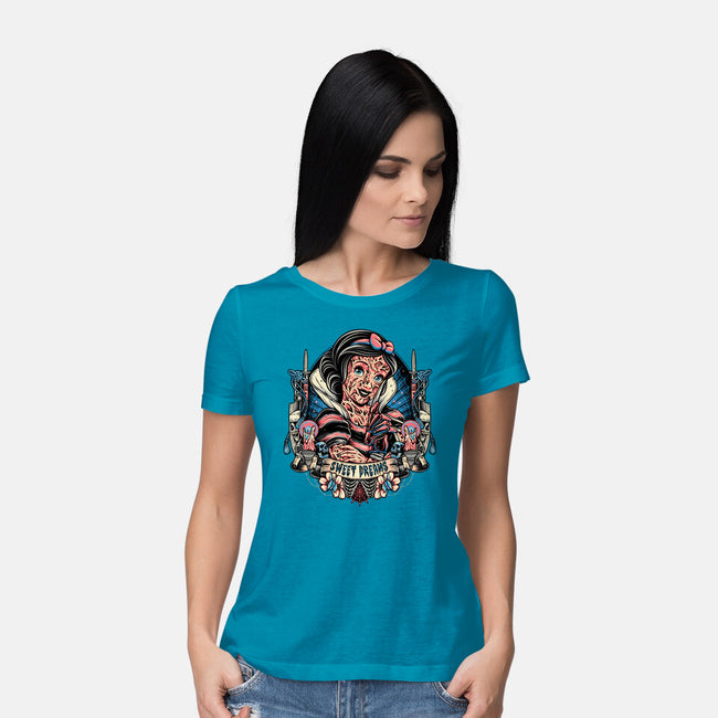 Sweetest Dreams-Womens-Basic-Tee-momma_gorilla