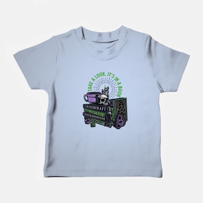 Dark Books-Baby-Basic-Tee-momma_gorilla