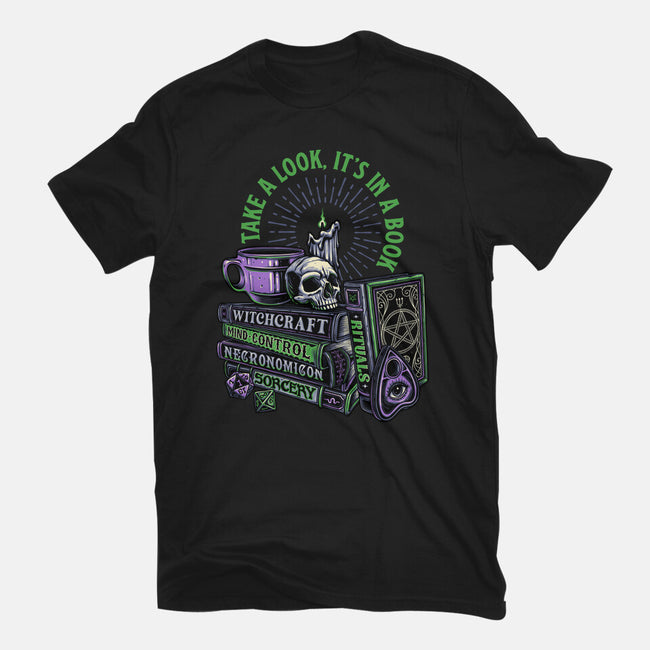 Dark Books-Womens-Basic-Tee-momma_gorilla