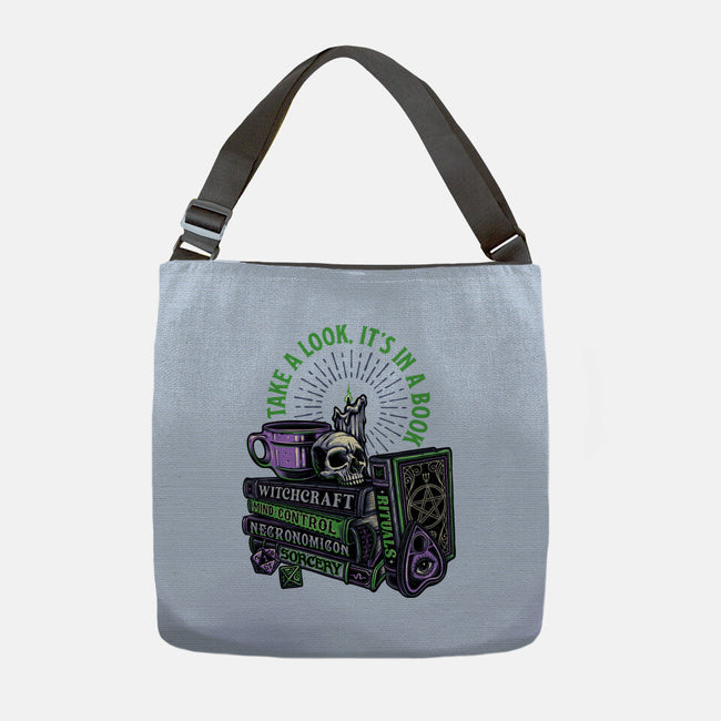 Dark Books-None-Adjustable Tote-Bag-momma_gorilla