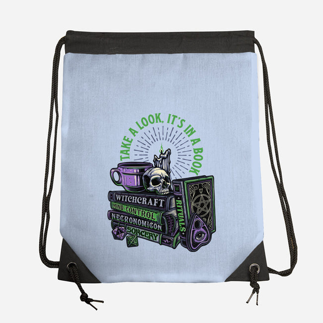 Dark Books-None-Drawstring-Bag-momma_gorilla