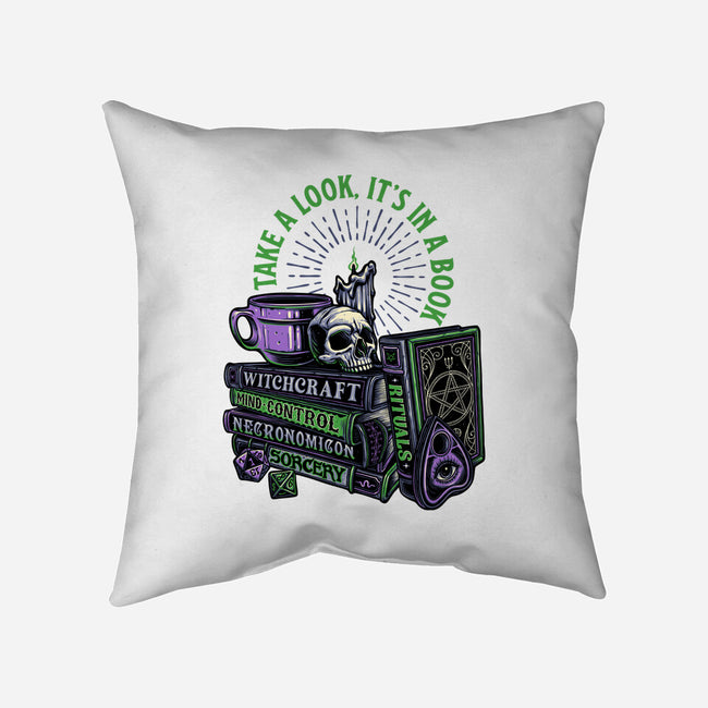 Dark Books-None-Non-Removable Cover w Insert-Throw Pillow-momma_gorilla