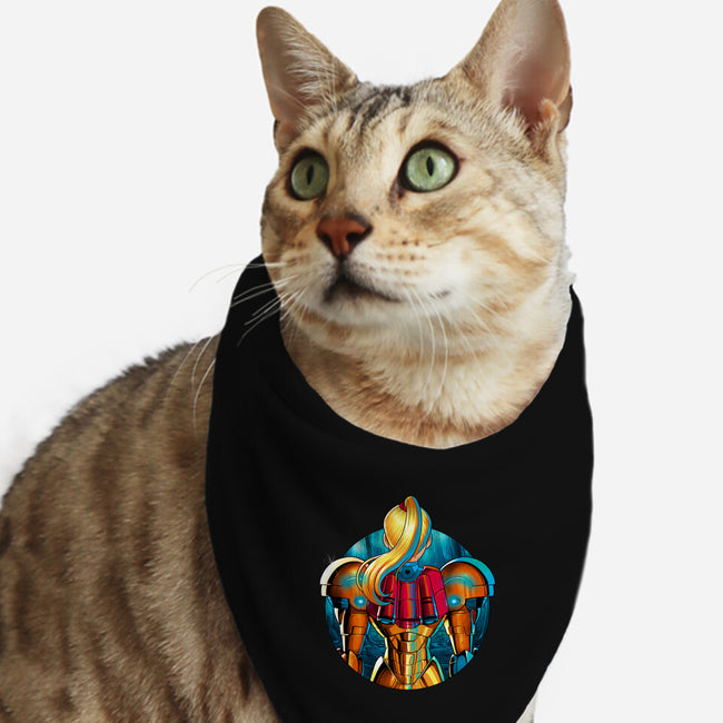 Galactic Autumn-Cat-Bandana-Pet Collar-Bruno Mota