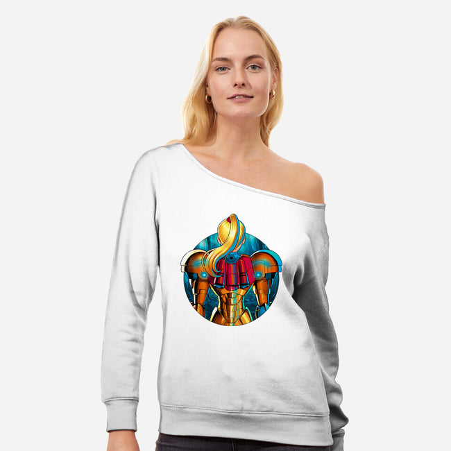 Galactic Autumn-Womens-Off Shoulder-Sweatshirt-Bruno Mota